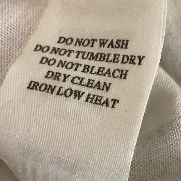 Addie BOHO Striped Mini Dress Floral Embroidery Gray & White Sz S 312G - Picture 8 of 8